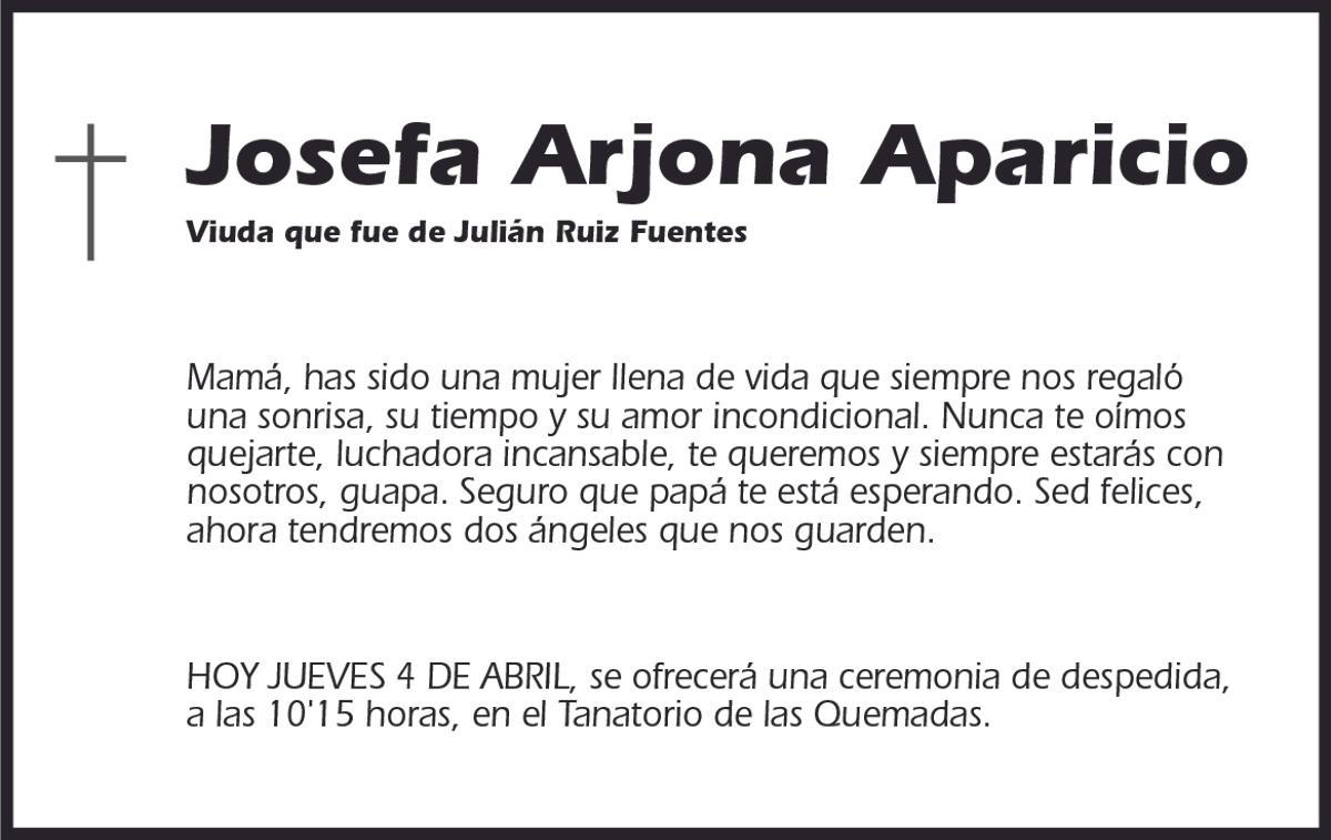 Josefa Arjona Aparicio