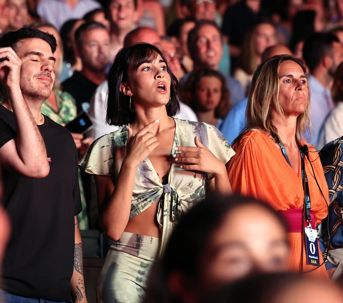 Concert Sebastian Yatra, amb Aitana entre el públic