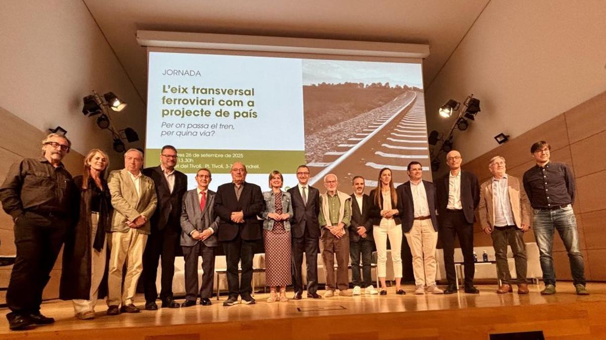 Jornada sobre l'eix ferroviari transversal organitzat aquest octubre per la vegueria del Penedes