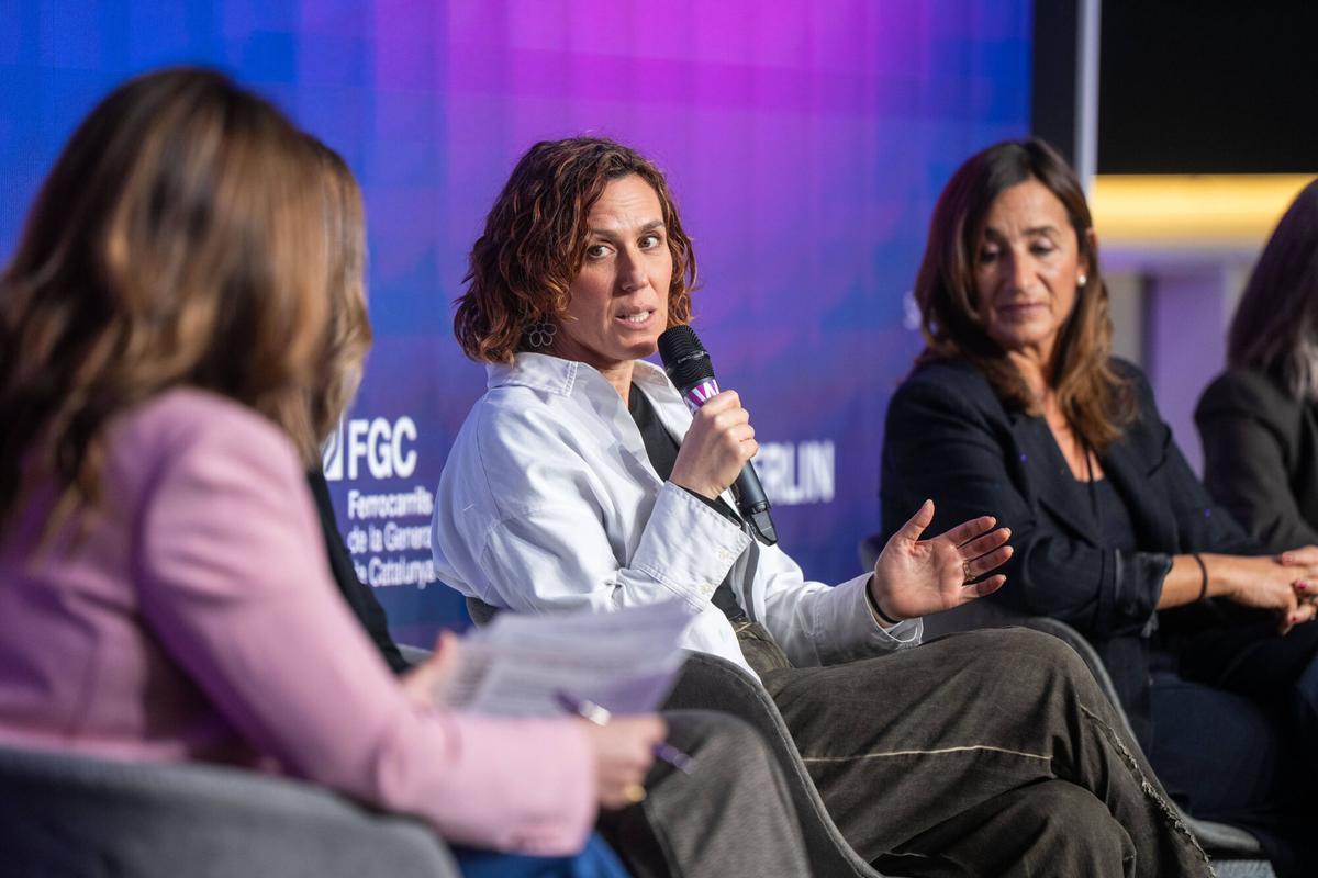 Barcelona, 05/03/2026. Economía. Mabel Mas, directora adjunta de El Periódico, durante la ponencia “Marcas con propósito: el papel corporativo en la igualdad de género”, en la Barcelona Woman Acceleration Week (BWAW). Foto: Zowy Voeten / El Periódico