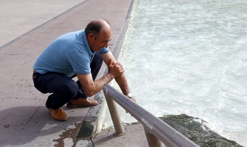 El calor ahoga Zaragoza