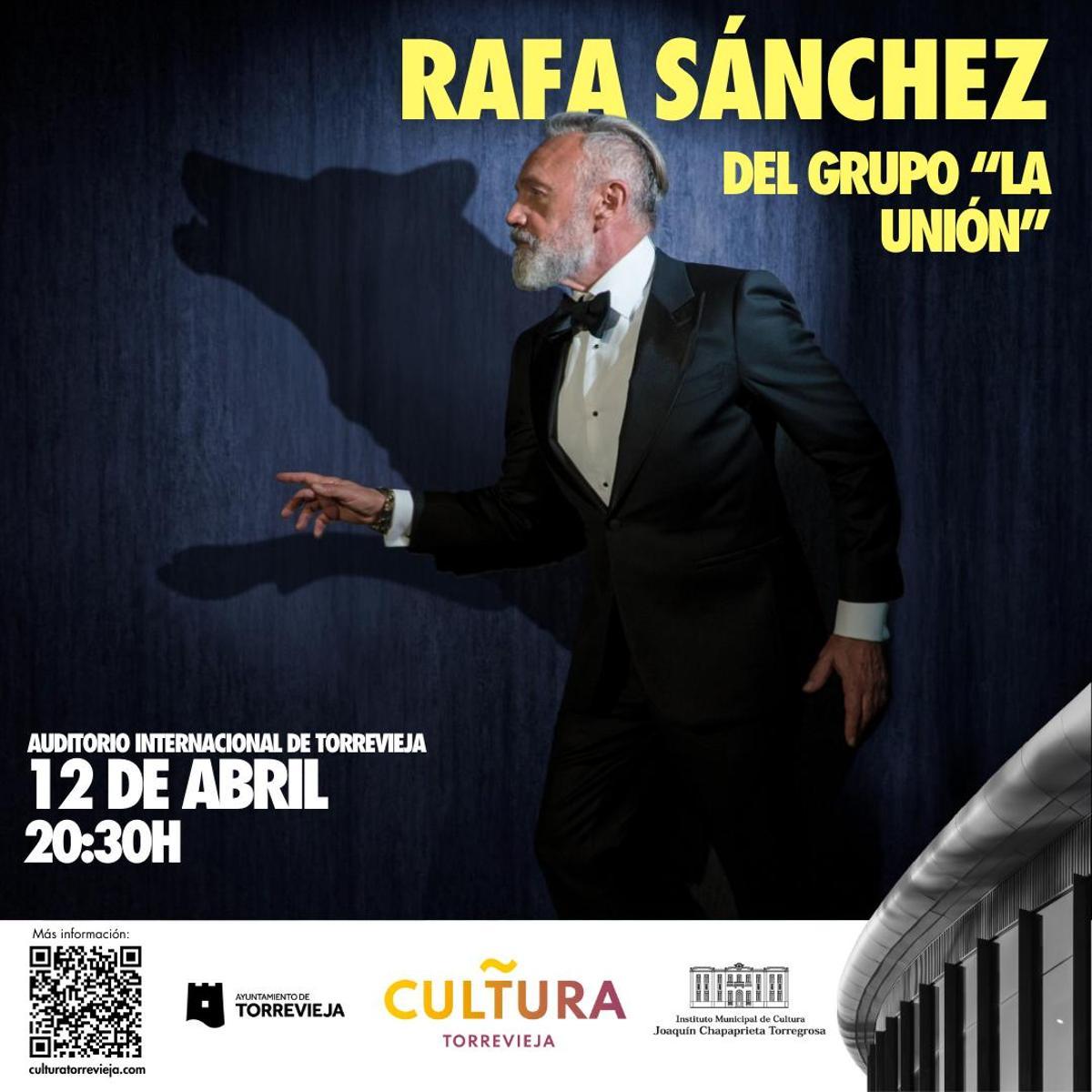 Rafa Sánchez, la voz de La Unión, actúa el domingo en el Auditorio Internacional