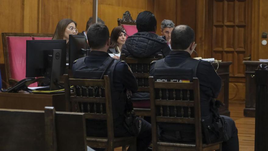 La acusada, durante la cuarta sesión del juicio en la Audiencia Provincial.
