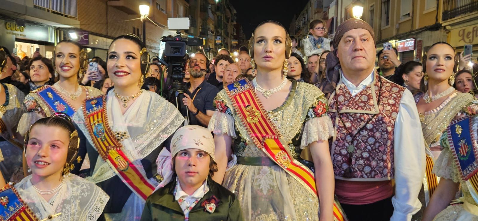 Encendido de luces de la Falla Malvarrosa.