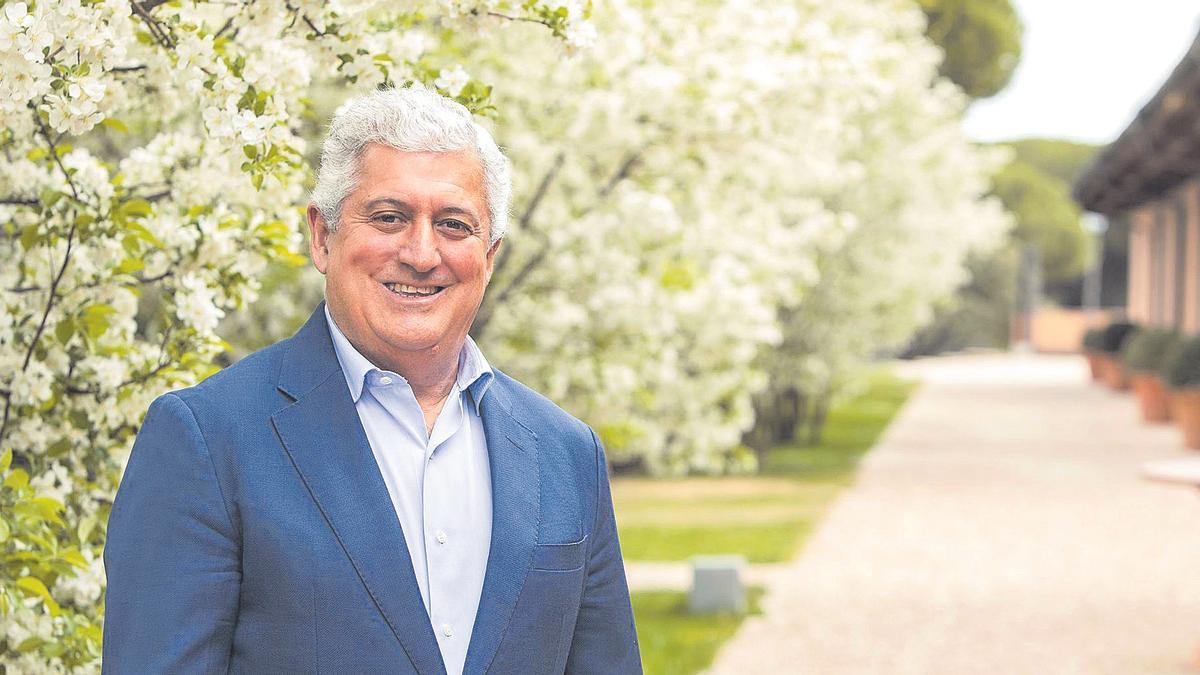Imagen Enrique Valero, CEO de Abadía Retuerta, en Sardón de Duero (Valladolid)