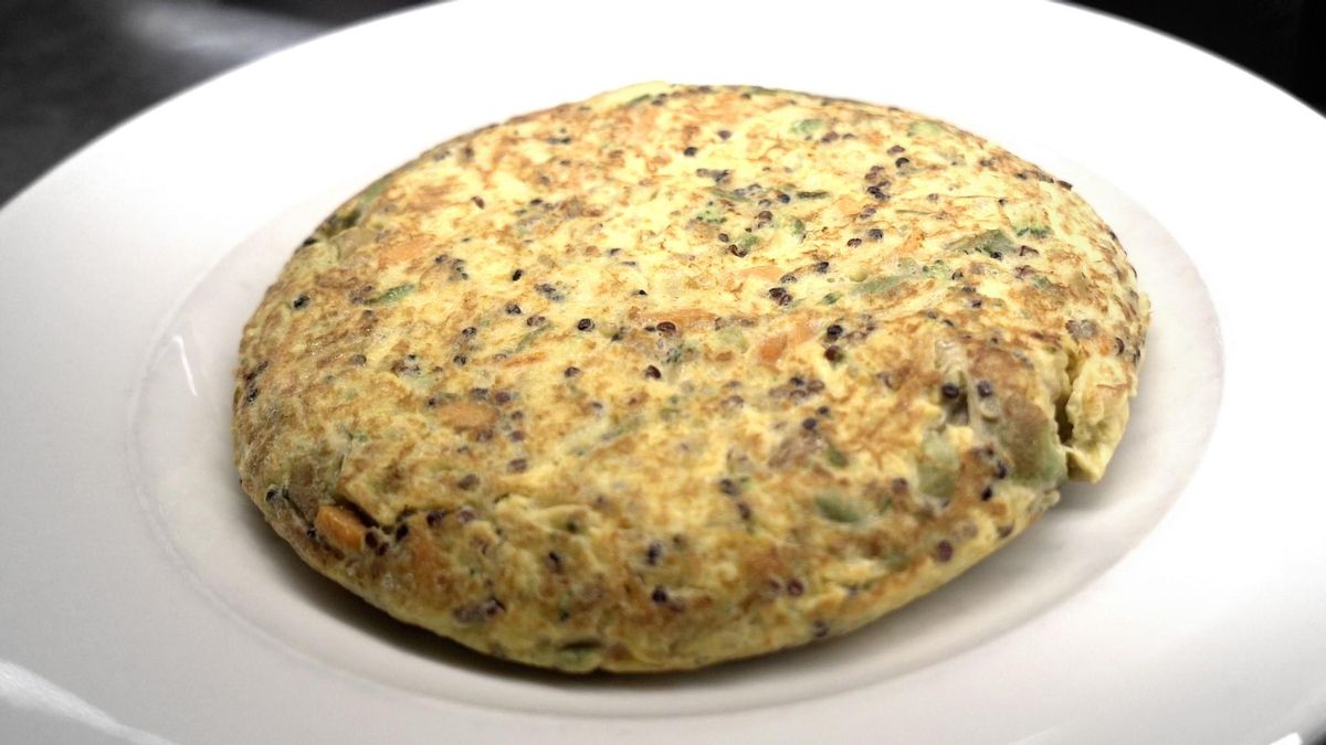 Tortilla de quinoa del restaurante Croma by Flash.