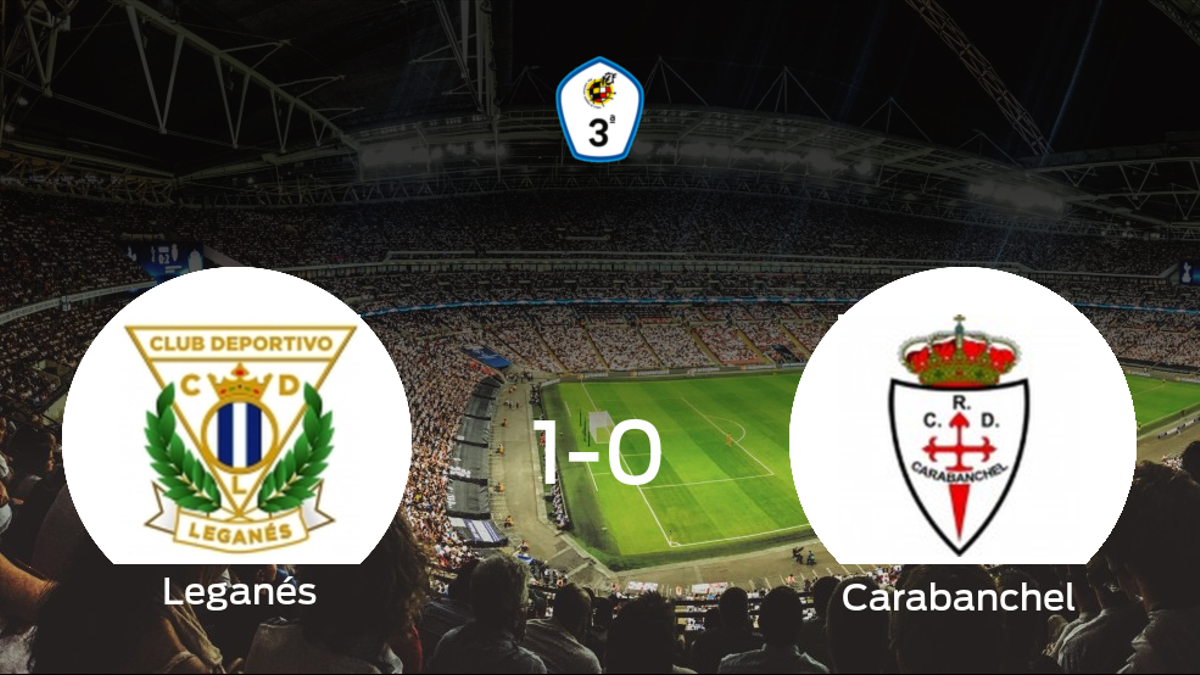 El Leganés B gana por 1-0 al Real Carabanchel