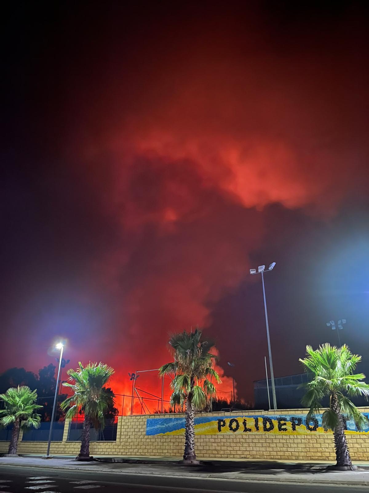 Galería | Las imágenes del incendio en Montehermoso