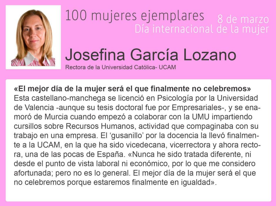 8 de marzo: 100 mujeres de aquí