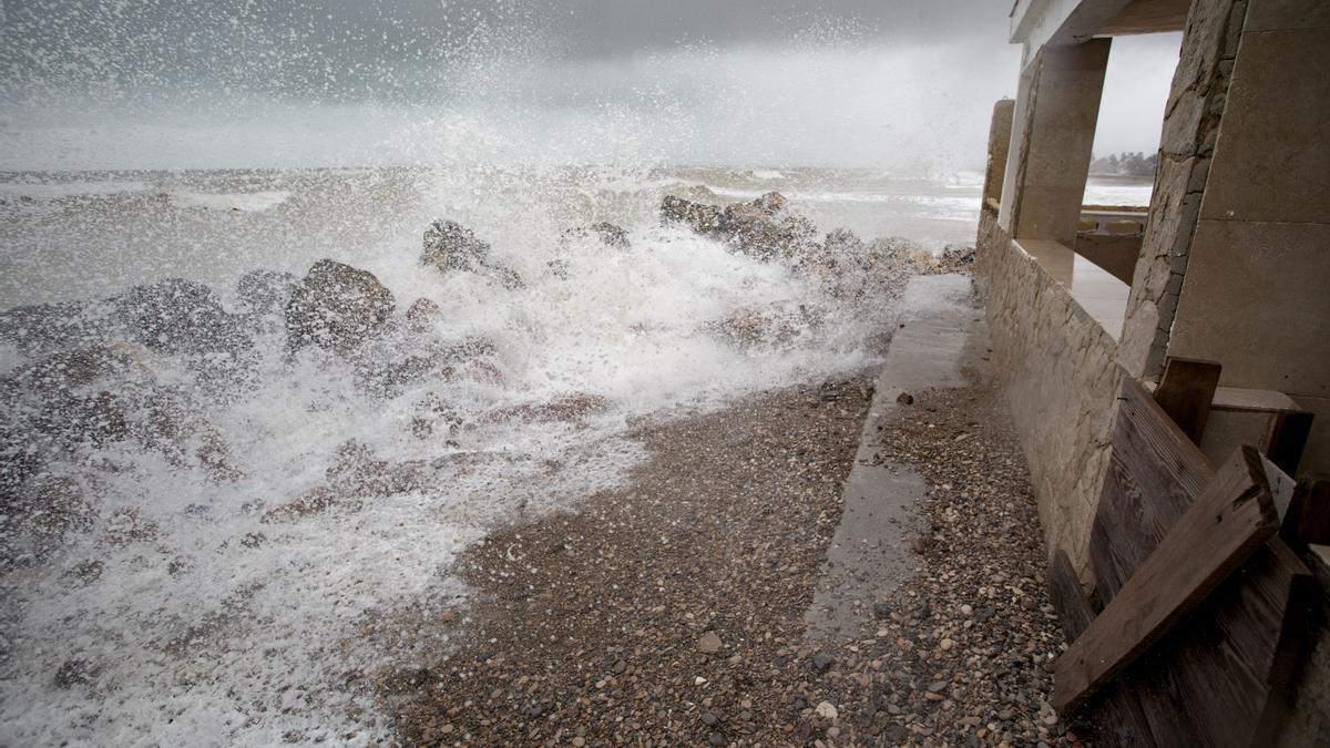 Efectos del temporal en Cases de Queralt, Almardà y Malvasur