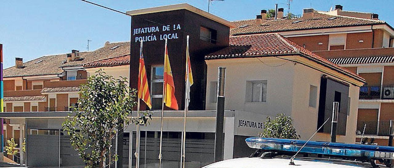 Imagen de la sede de la Policía Local de Ibi.