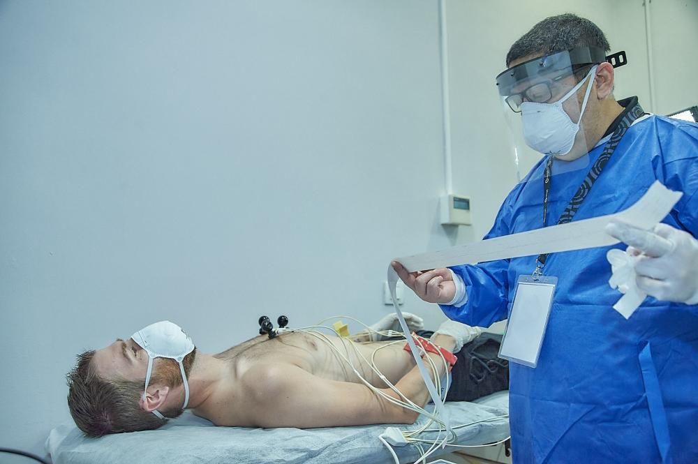 Exámenes médicos del CD Tenerife