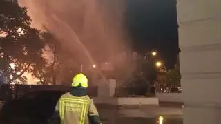 Más daños por la Cremà en una urbanización junto a Polígon de Sant Blai