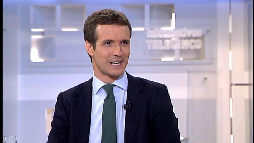 Casado sobre su máster: "Es un intento de desprestigiarme y no lo han conseguido"