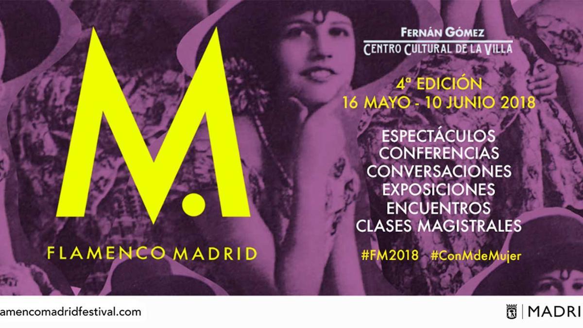 Cartel Festival Flamenco Madrid 2018