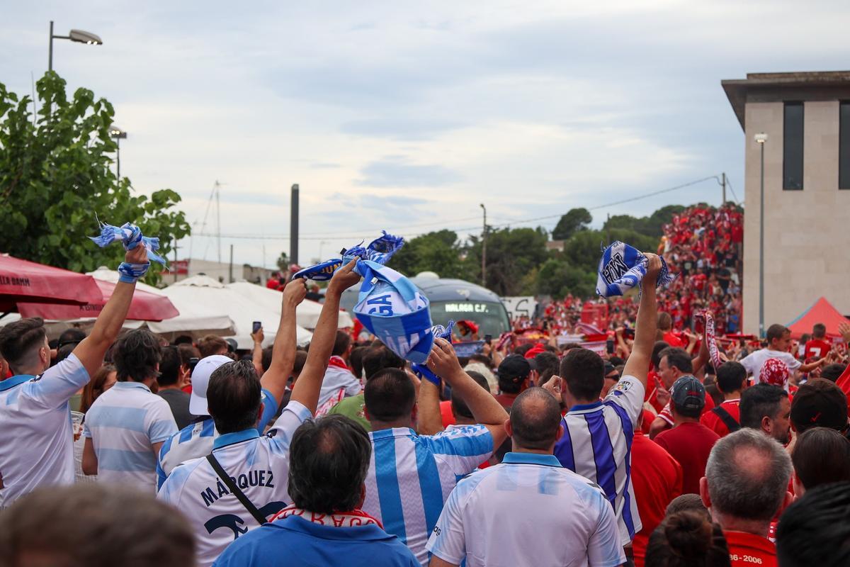 La gran final por el ascenso entre el Nástic y el Málaga CF, en imágenes