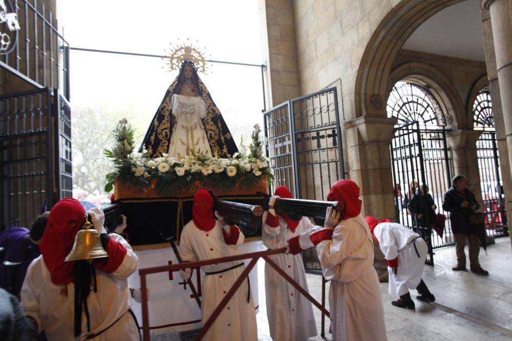 Procesión del sábado Santo en Gijón, suspendida po