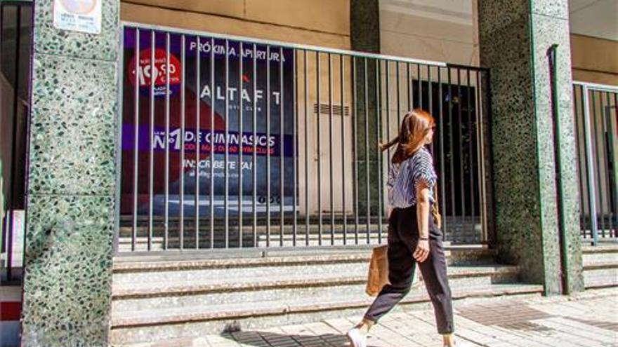 El gimnasio del Coliseum para la obra y aplaza su apertura sin fecha