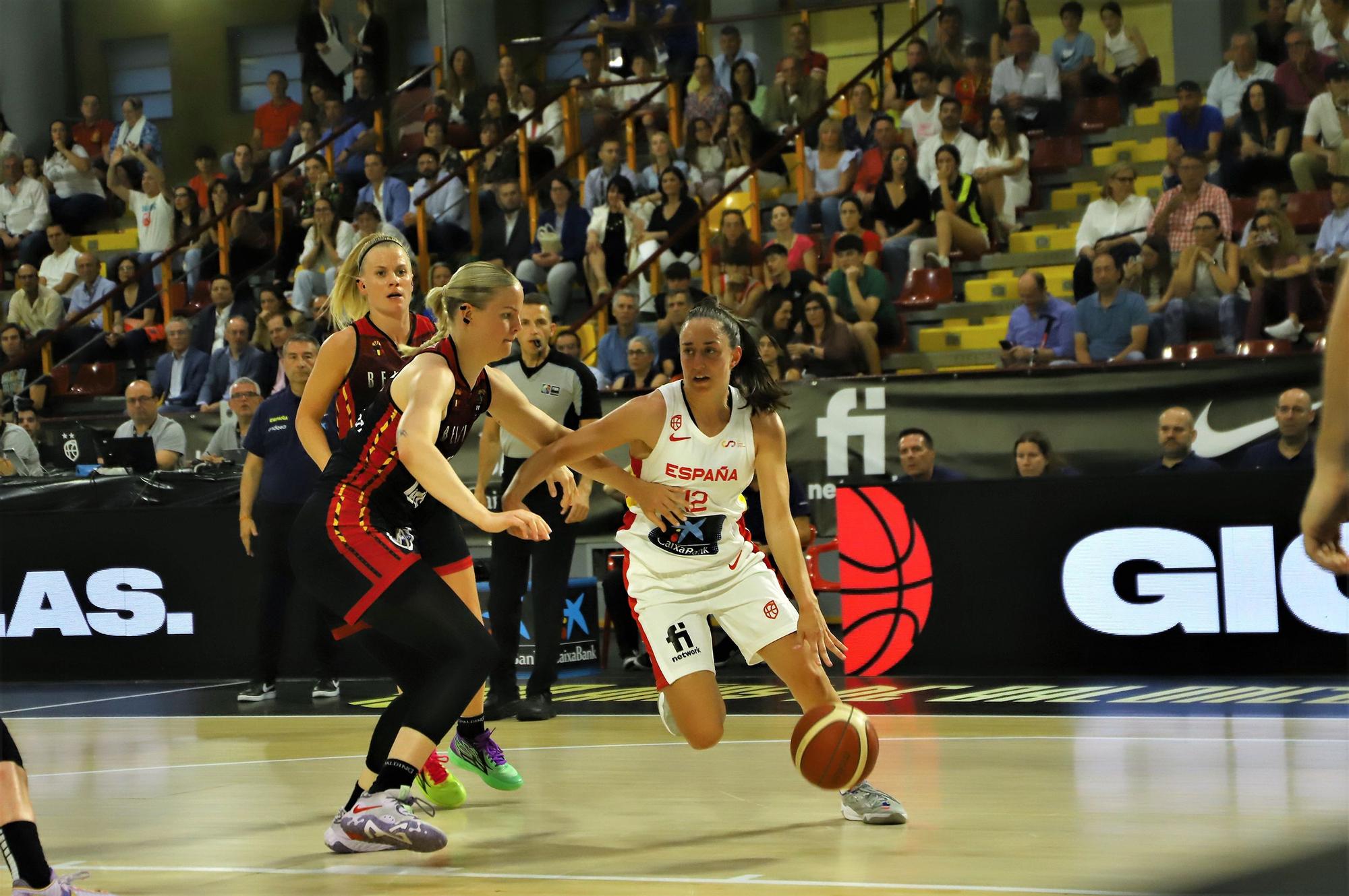 La selección española femenina de baloncesto ante Bélgica, en imágenes