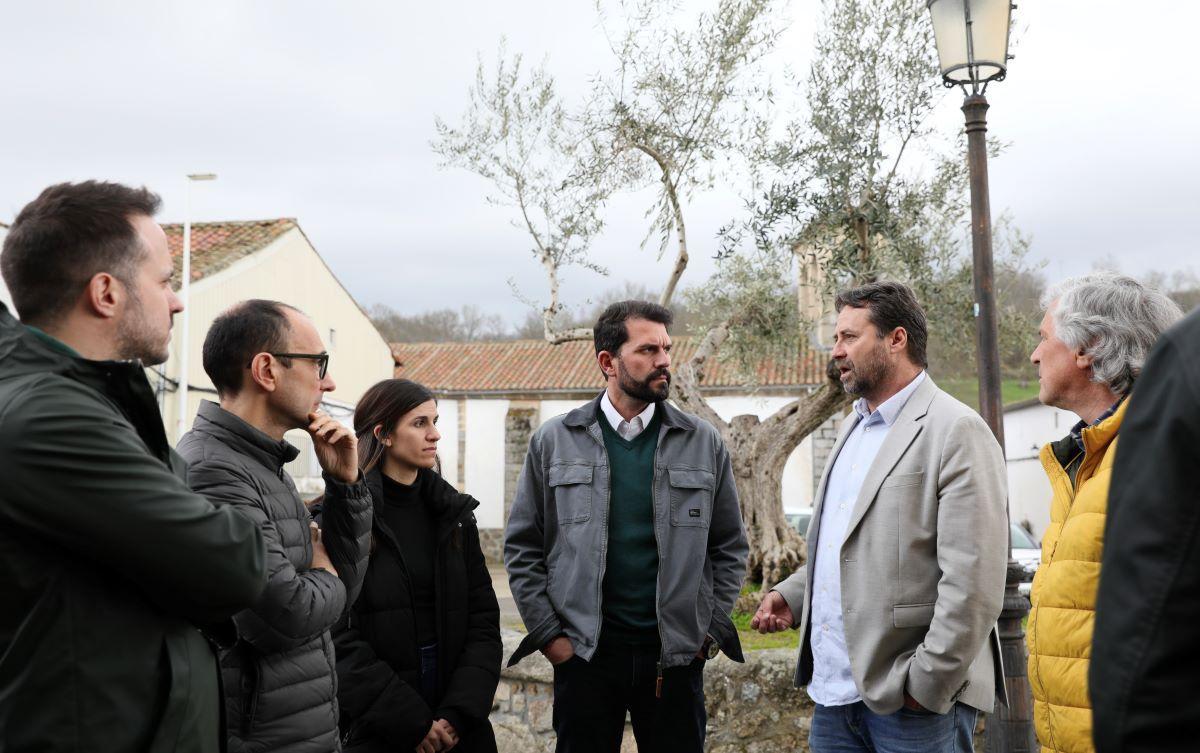 FOTOGALERÍA | Cotrina, líder del PSOE en Cáceres, en el acto político celebrado este jueves en Béjar