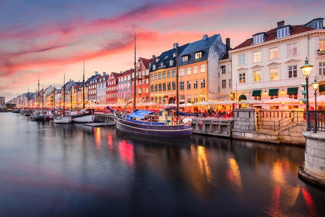 Canal de Nyhavn, en Copenhague