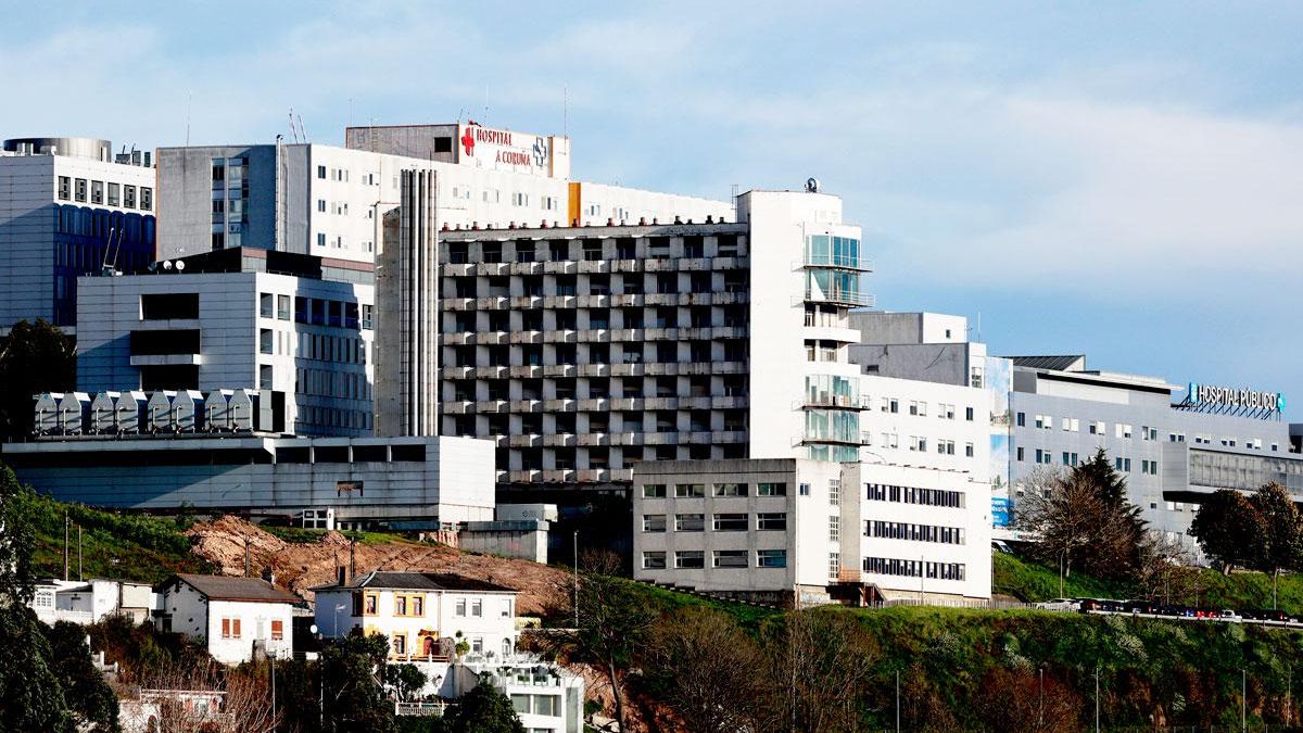 Edificio del Hospital de A Coruña, en una imagen de archivo.