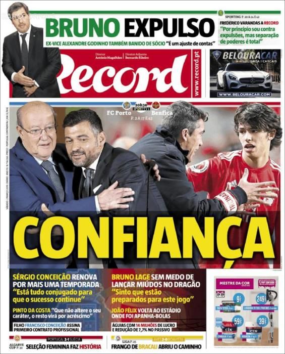 Portada RECORD sábado 2 de marzo de 2019