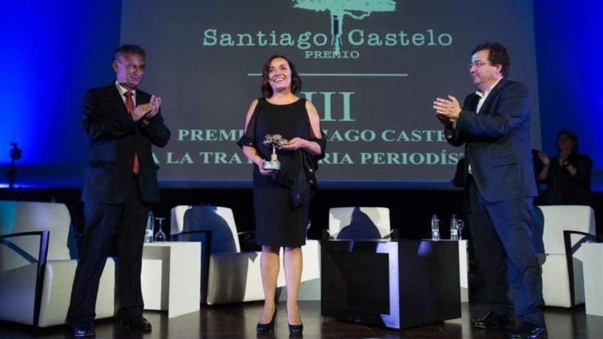 Pepa Bueno recoge en Don Benito el Premio Santiago Castelo a la Trayectoria Periodística