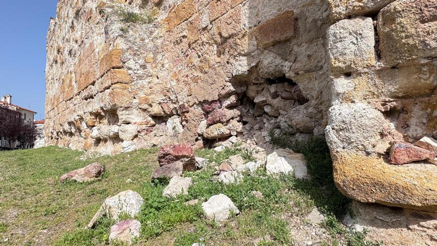 Nuevos desprendimientos en la Muralla de Zamora