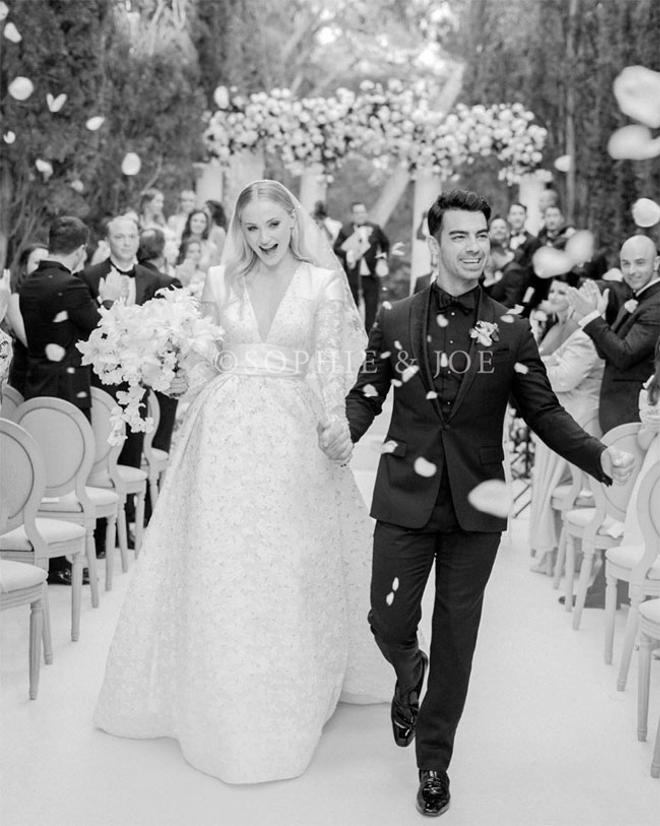 La primera foto de la boda de Sophie Turner y Joe Jonas