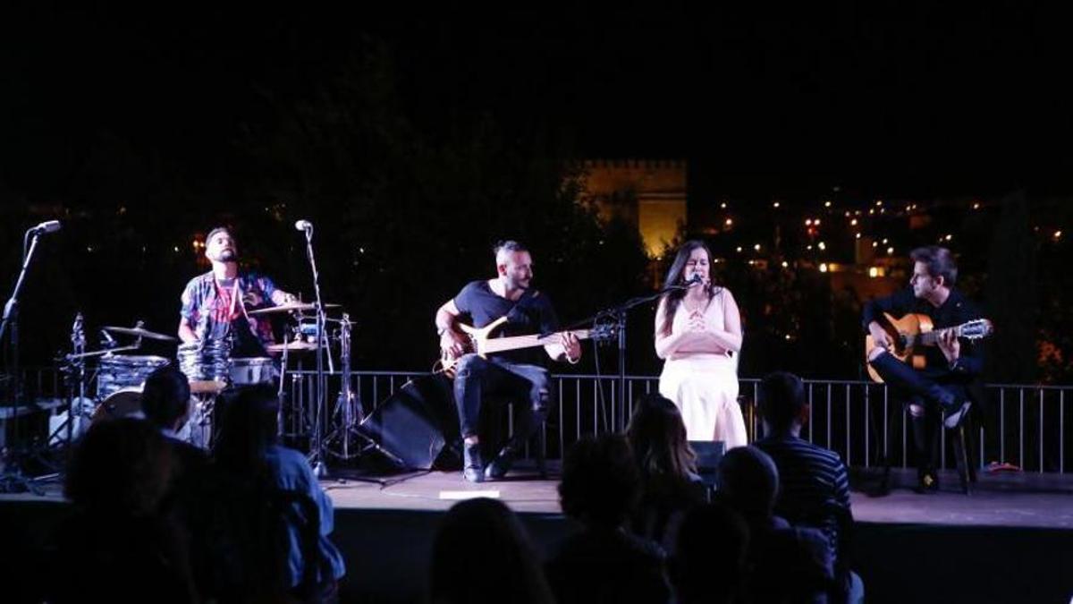 Flamenco en la terraza del CRV, en un espectáculo de una edición anterior.