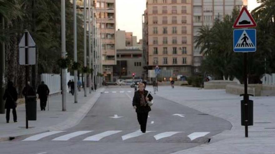 Los dos carriles de circulación del Paseo de la Estación se abren hoy al tráfico.