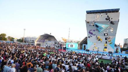 Imagen de la pasada edición del IFSC Climbing World Cup Comunidad de Madrid en Alcobendas