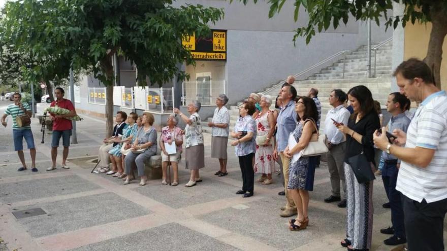 Bandera de la fiesta, &#039;xeremiers&#039; y pregón en el arranque de &#039;Sant Cristòfol 2016&#039; de s&#039;Arenal