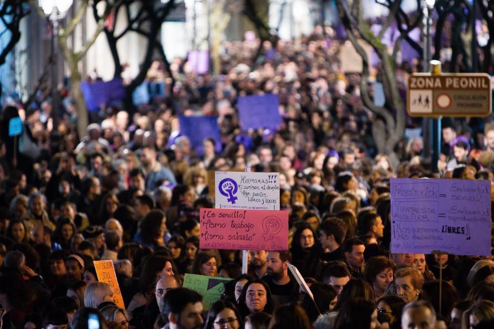 Las mejores imágenes del huelga en Ourense