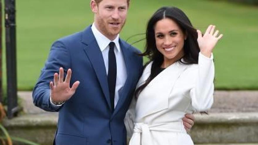 El príncipe Enrique y la actriz Meghan Markle.