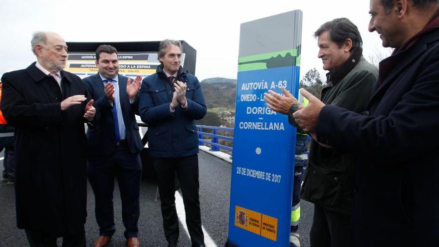 La inauguración del tramo Doriga-Cornellana, el pasado 26 de diciembre