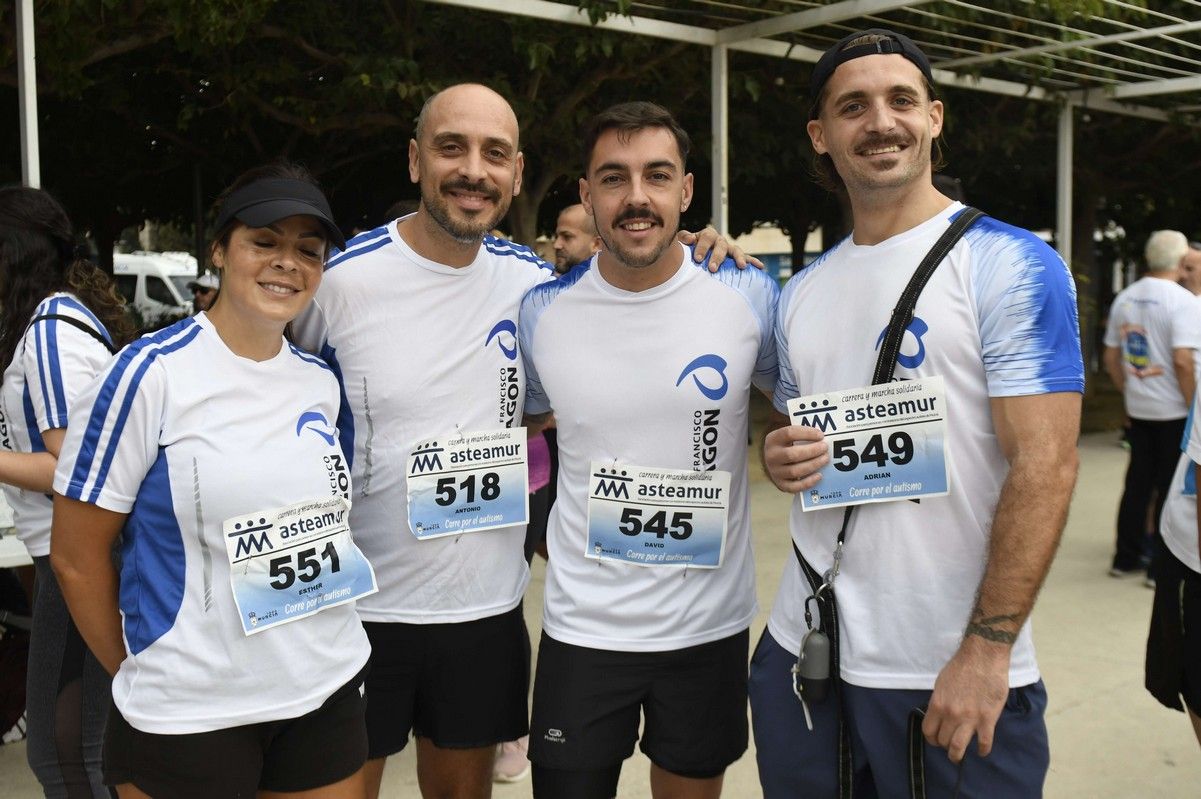 La carrera y marcha Solidaria Asteamur, en imágenes