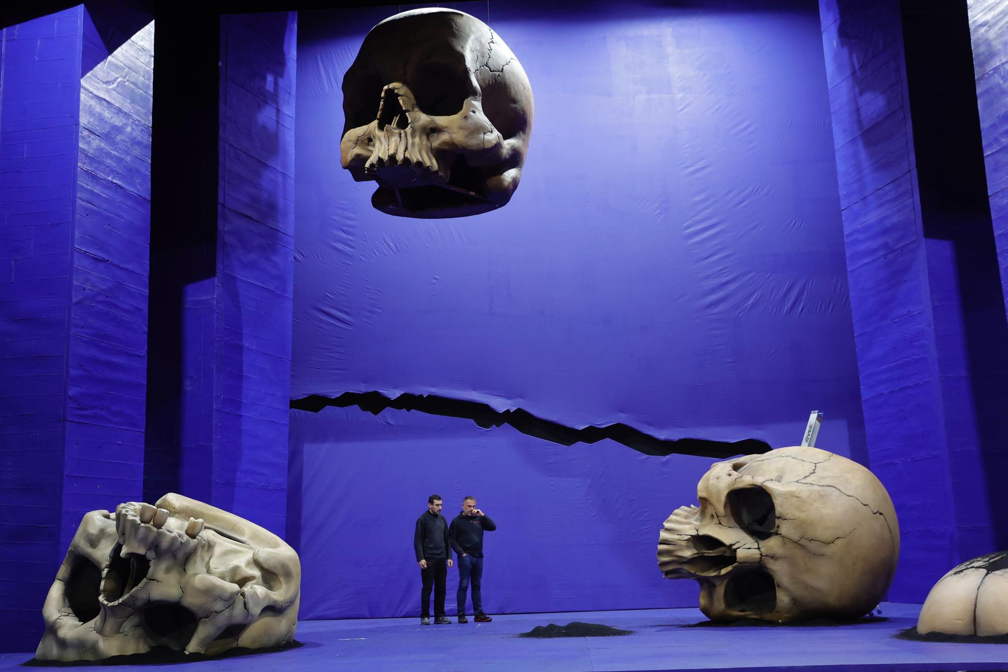 Ensayo de la ópera Don Giovanni en el teatro Campoamor