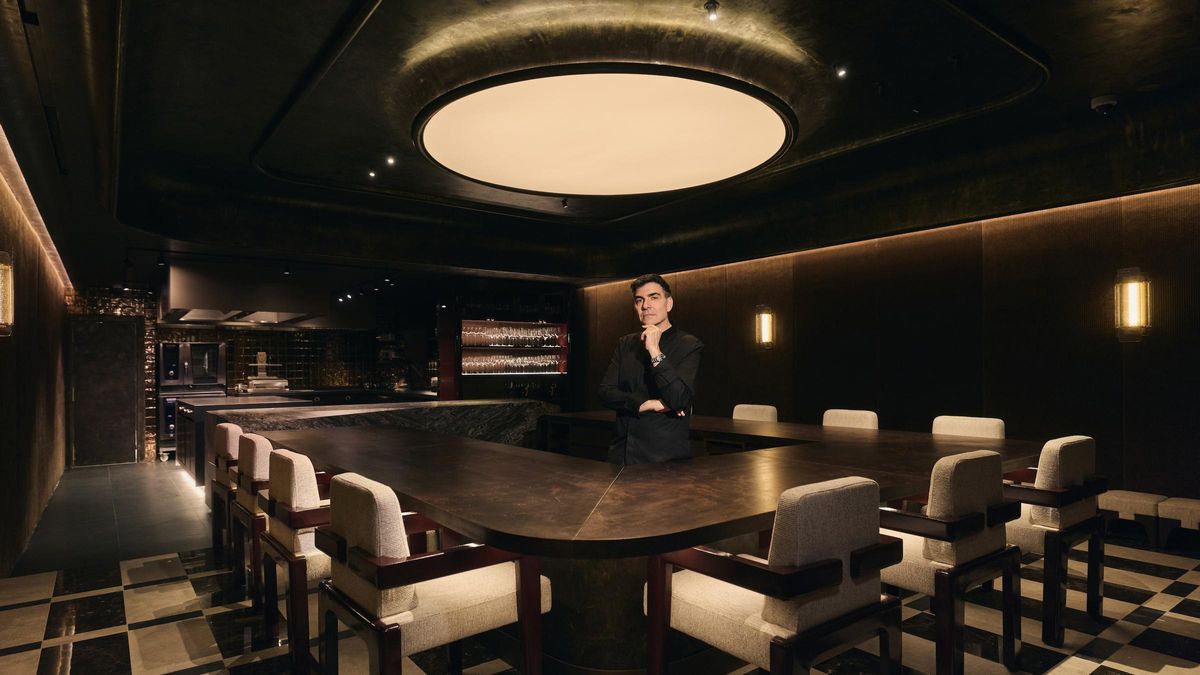 Ramón Freixa, en el espacio de su nuevo restaurante Atelier.