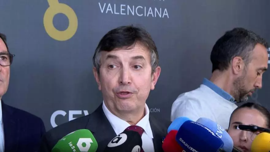 Lafuente (CEV) muestra su respaldo a la CEOE: "Van a contar con todo nuestro apoyo"