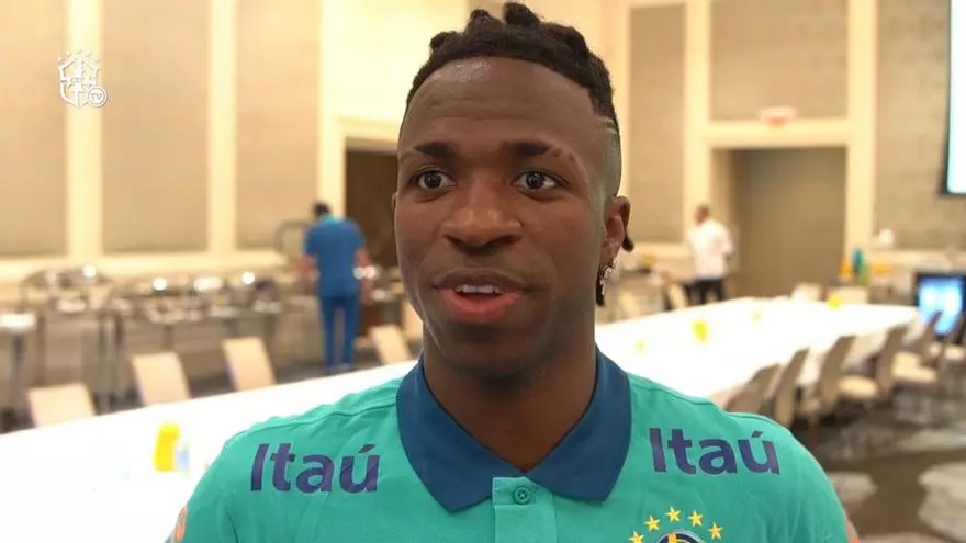 Vinícius: "Todavía no tengo ningún título con la selección, espero que sea ahora"