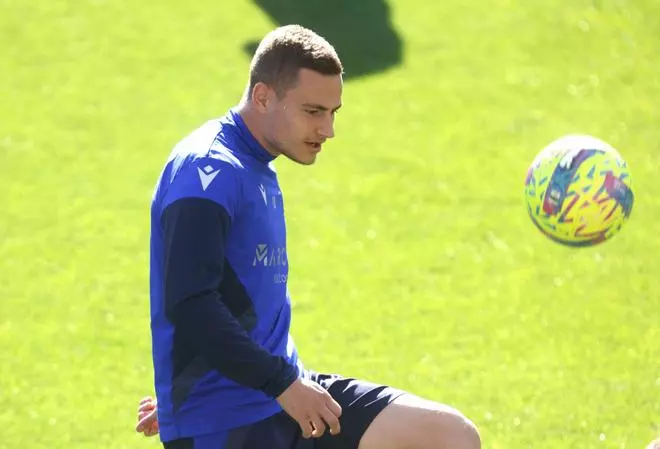 Sesión de entrenamiento del Levante UD