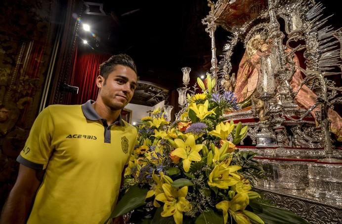 16/08/2017 TEROR. Visita de la UD Las Palmas a la Virgen del Pino en la Básilica de Teror. FOTO: J.PÉREZ CURBELO