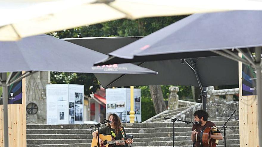 Un concierto, el sábado, en la Praza da Igrexa. |  // BERNABÉ/ANA AGRA