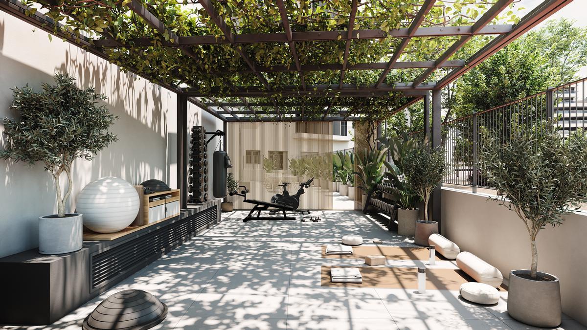 Espacios interiores del proyecto Satia