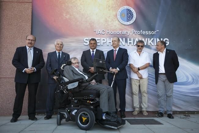 20/06/2016.El Instituto de Astrofísica de Canarias (IAC) concederá el título de "Profesor Honorario del IAC" a Stephen Hawking.