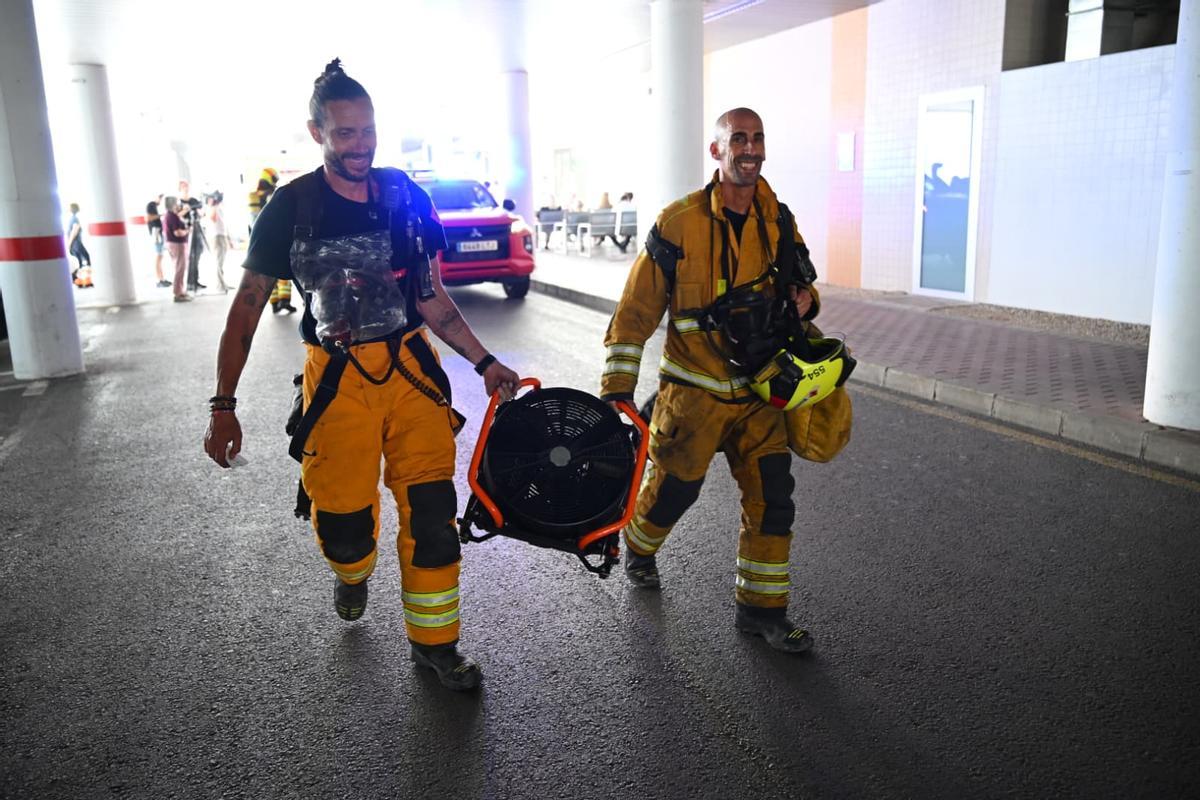 Incendio en el Hospital de Torrevieja