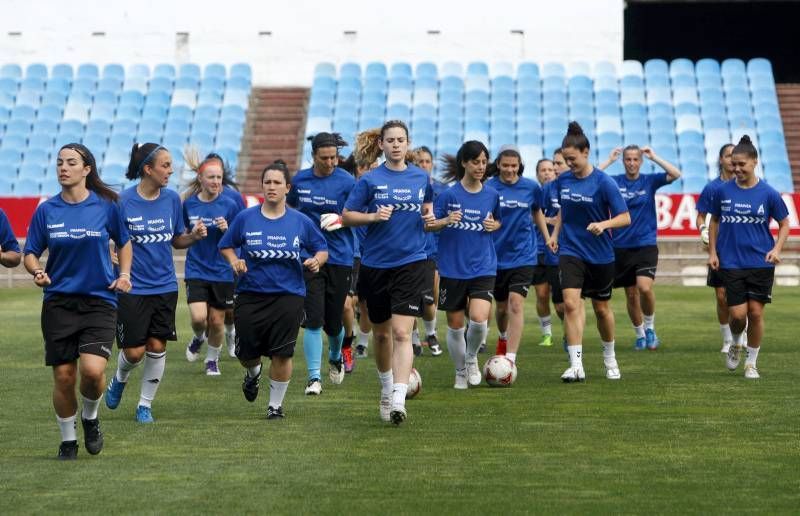 Fotogalería: Entrenamiento del Prainsa Zaragoza en La Romareda