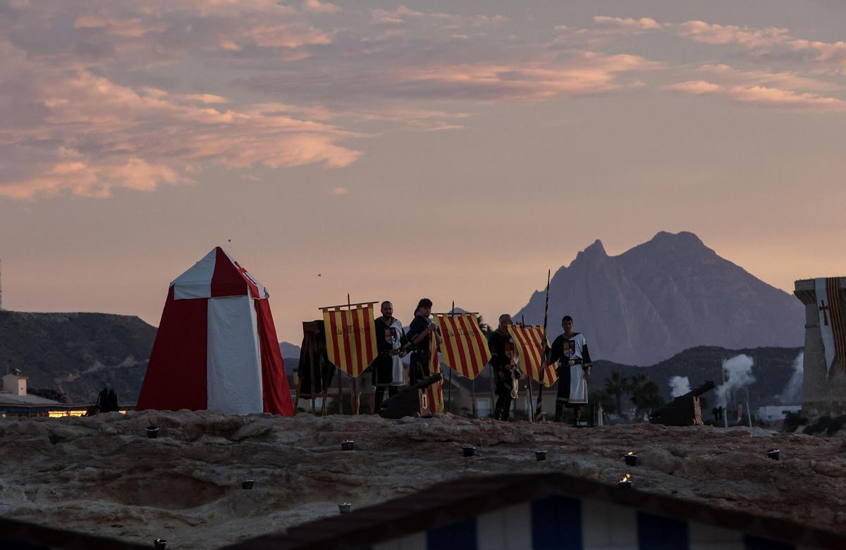 Desembarco Moro por las fiestas de Moros y Cristianos de el Campello